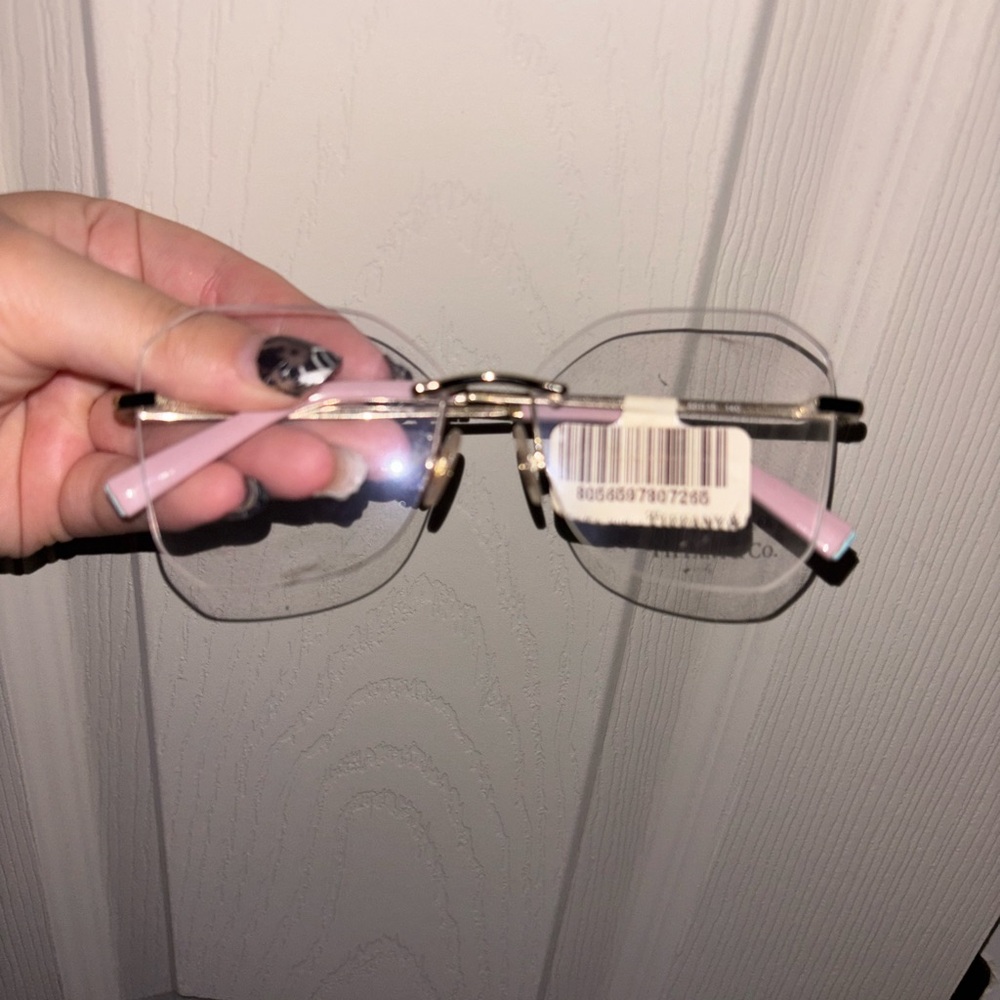 Tiffany & Co. Women's Glasses in Pink and Gold